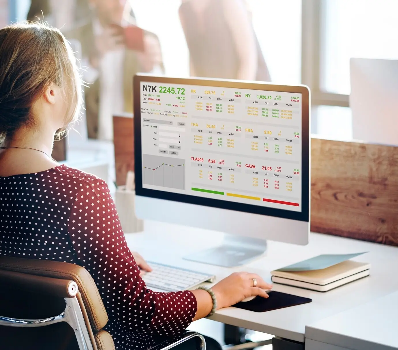 Графическая концепция на тему биржевой торговли, форекса и финансов.